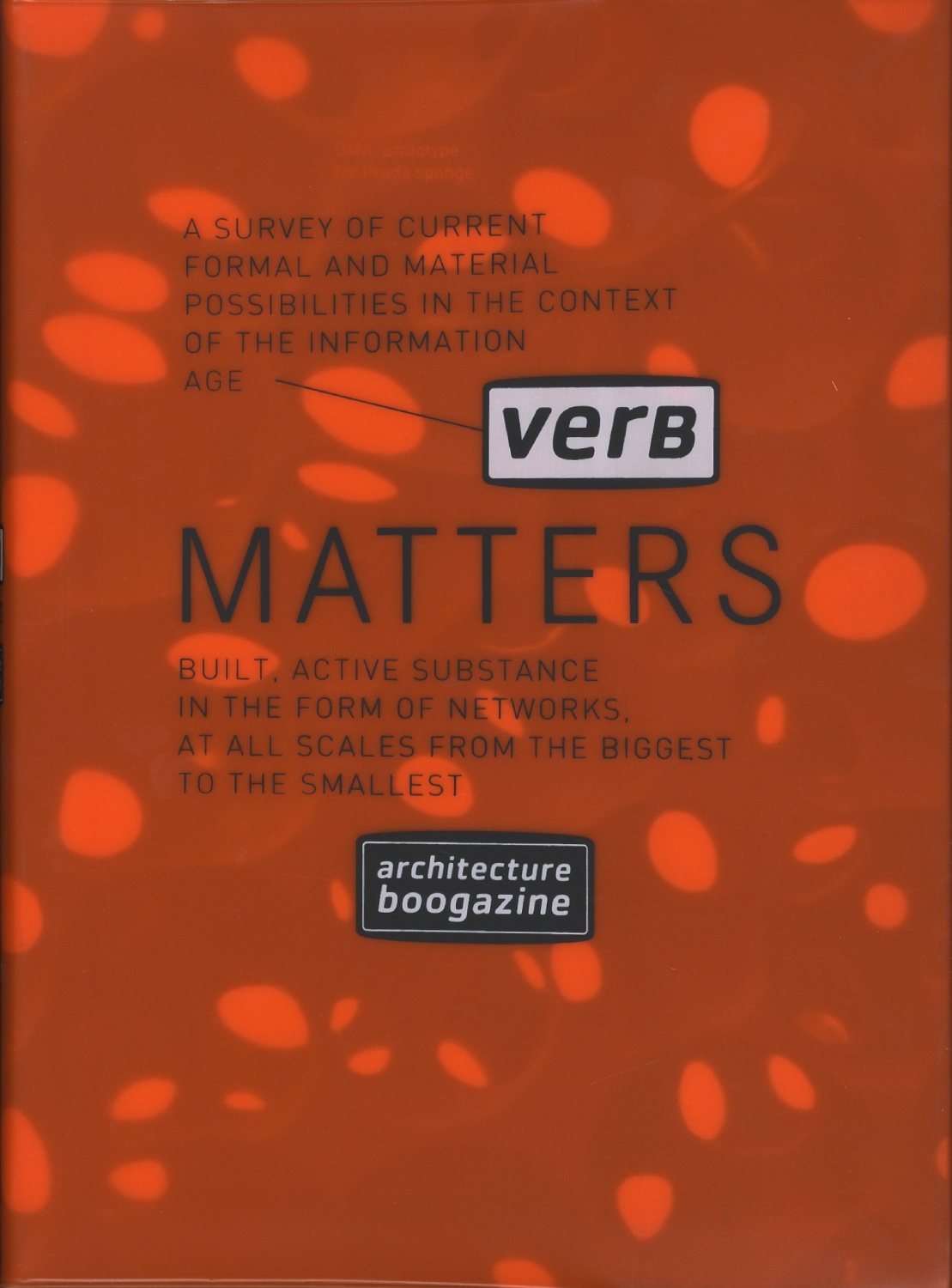 Verb Matters　Architecture Boogazine vol.2 (English Edition)［image1］