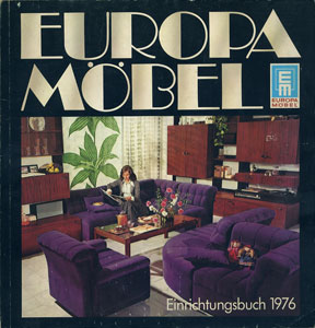 EUROPA MOBEL　Einrichtungsbuch 1976