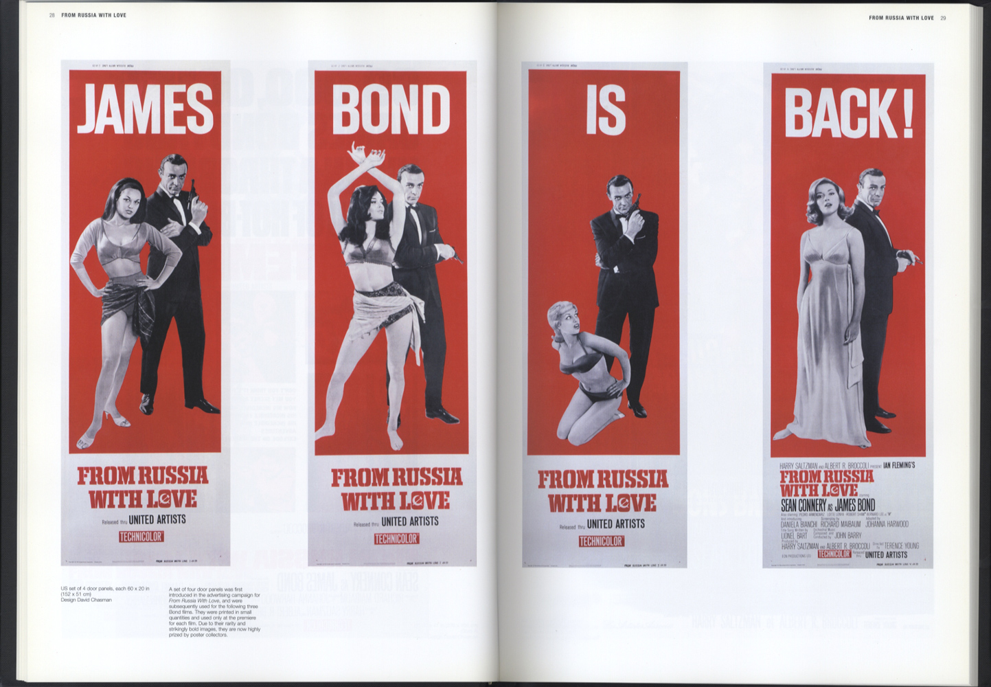 JAMES BOND MOVIE POSTERS　THE OFFICIAL 007 COLLECTION［image3］