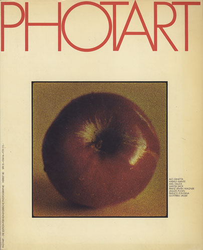 PHOTART　Die Edition fur kunstlerische Photographie HERBST ’80