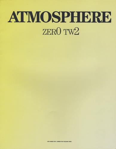 Atmosphre　02 / Spring 2003