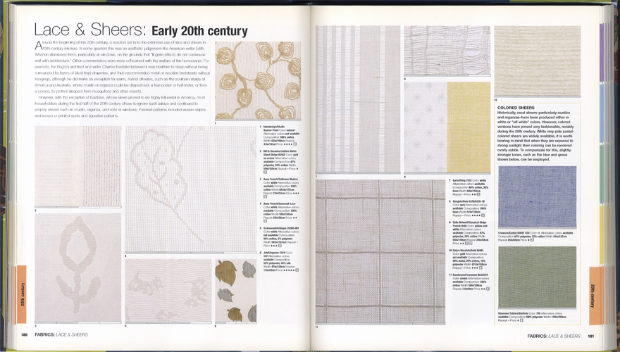 The Style Sourcebook　The Definitive Illustrated Directory of Fabrics Paints Wallpaper Tiles Flooring［image3］