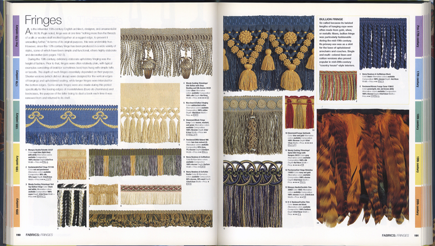 The Style Sourcebook　The Definitive Illustrated Directory of Fabrics Paints Wallpaper Tiles Flooring［image4］